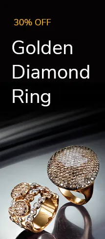 Golden Diamond Ring